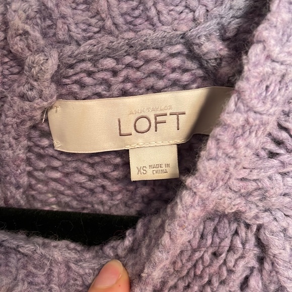 Stylish cotton-wool sweater with back buttons - LOFT - Picture 3 of 5